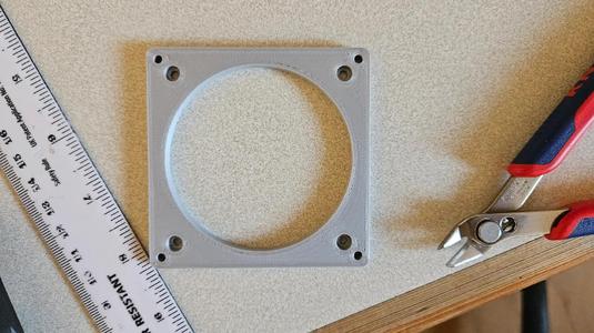 80mm PC Fan to 70mm Mounting Plate / Adapter   