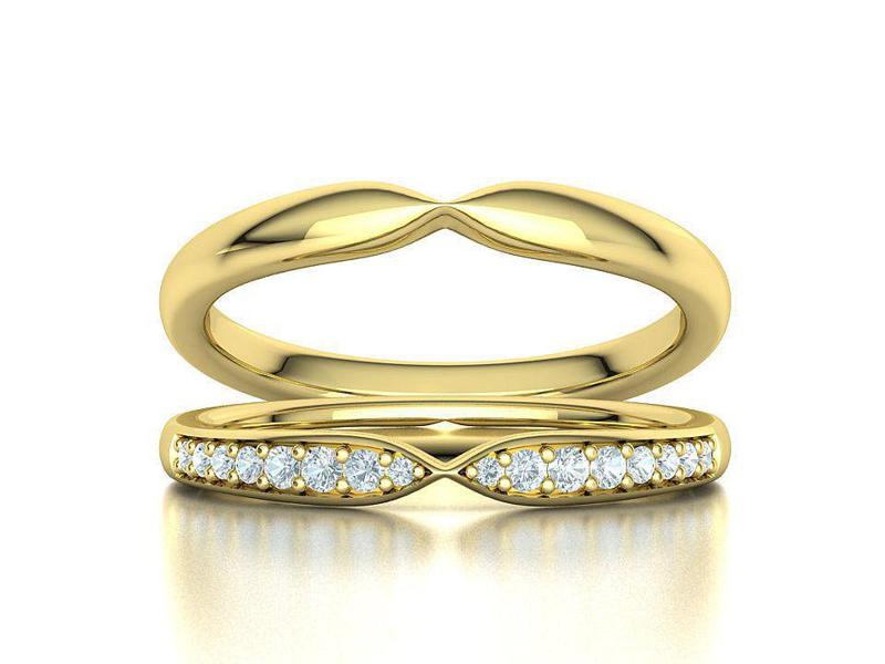 Classic Band Match ring  3d model 10300