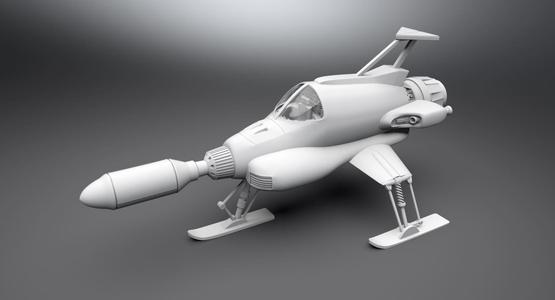 SHADO Interceptor scale model