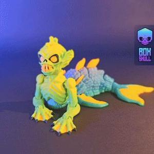 FIJI MERMAID - FLEXI - ARTICULATED - PRINT IN PLACE