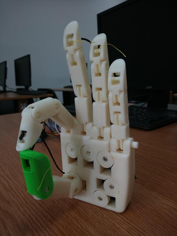Robotic Hand V2 EPS Biomecanique Bionic mechanical hand robotised mechanical hand