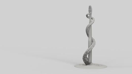 Octopus Arm Toothbrush Holder