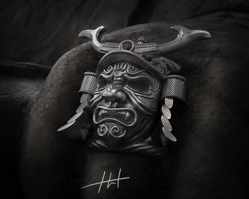 Ring Samurai mask