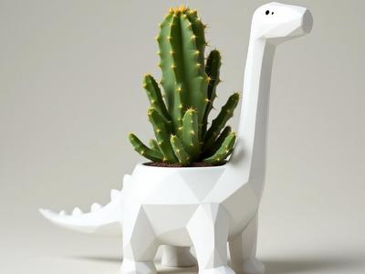Dino Pot & Vase – A Singular Home Décor Piece