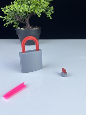 Secrete Message Valentine Lock 