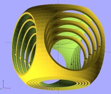 Parametric Gyro Cube