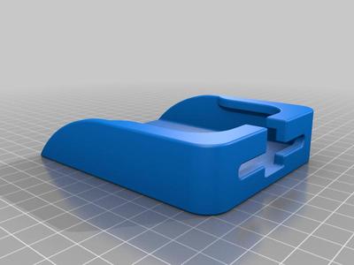 Wall mounted cell phone cradle