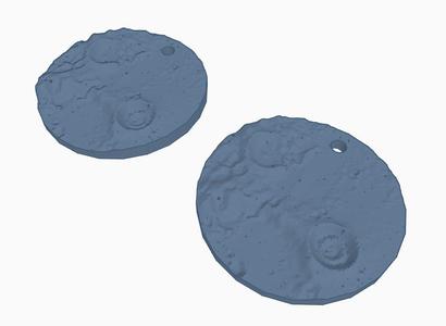 Moon Crater Earrings