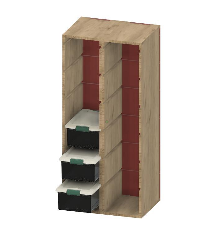 Sterilite Small Storge Bin Shelf.step
