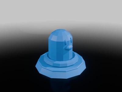 Diglett Low Poly Pokemon Figure 51