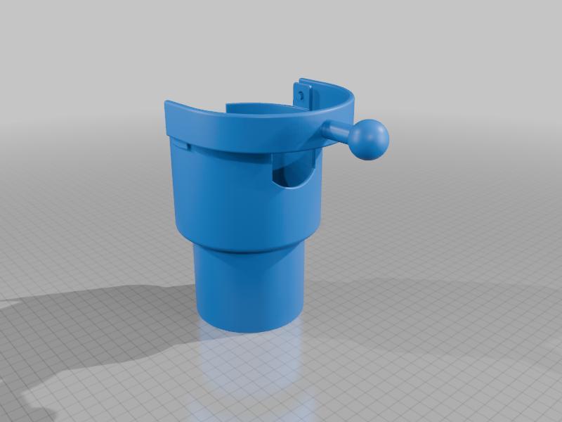 Gimbaled Cup Holder for 32oz tumbler or insulated can holder