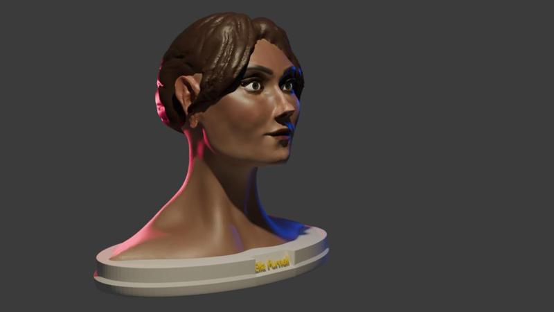 Ella Purnell Bust