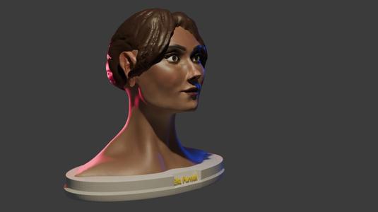 Ella Purnell Bust