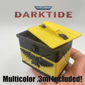 Warhammer 40k Darktide Ogryn Grenade Box Prop Replica 3mf Storage Container