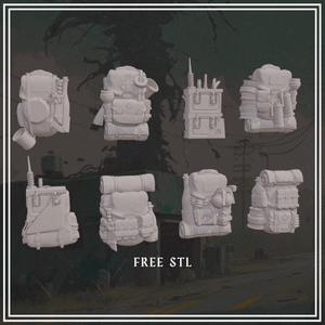 Warsystem Sacks/Backpack STLs 01