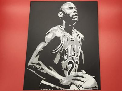 Michael Jordan Hall of Fame 4 Color