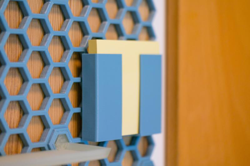 Honeycomb sticky note holder 3 versions