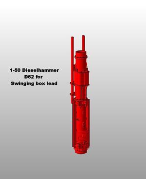 1 - 50 Dieselhammer D62 for Swinging box lead.stl