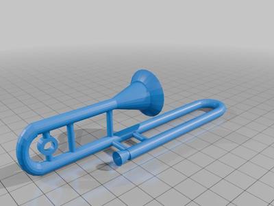 Trombone keychain