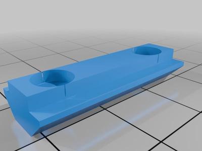 Magnetic Tool Holder for 2020 Aluminum Extrusion (Flush Mount)