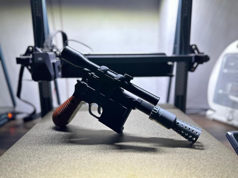 Han Solo's Blaster (3D Printable Toy)