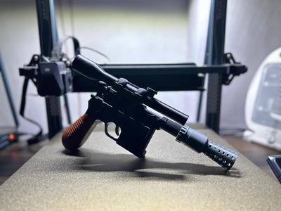 Han Solo's Blaster (3D Printable Toy)
