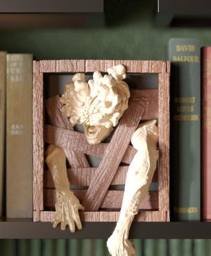 Clicker in a Crate – The Last of Us Inspired Booknook