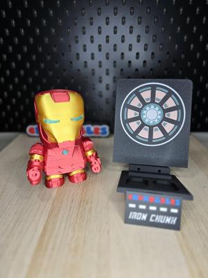 Iron Chunk Multicolor Nameplates and Backer