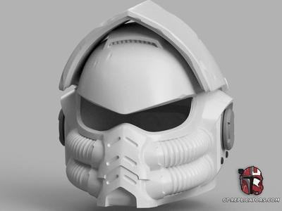  V2 Bulwark SpaceMarine 2 Helmet 1:1 Replica Cosplay