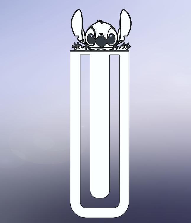 Stitch bookmark Disney character