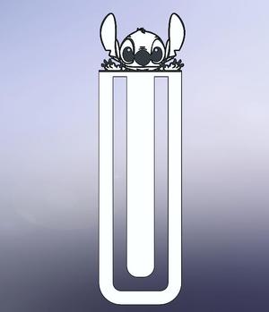 Stitch bookmark Disney character