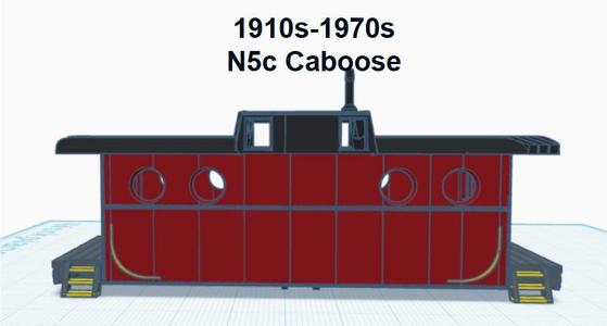 N5c Caboose (HO SCALE)
