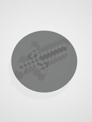 Minecraft Sword Stamp 
