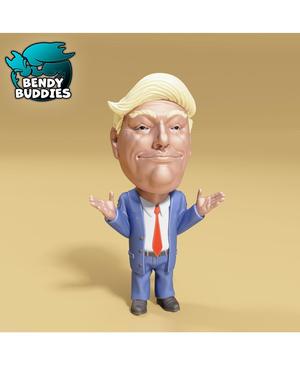 President Donald J. Trump / Collectible Figure / Decoration Statue / Head Of State Sculpture 