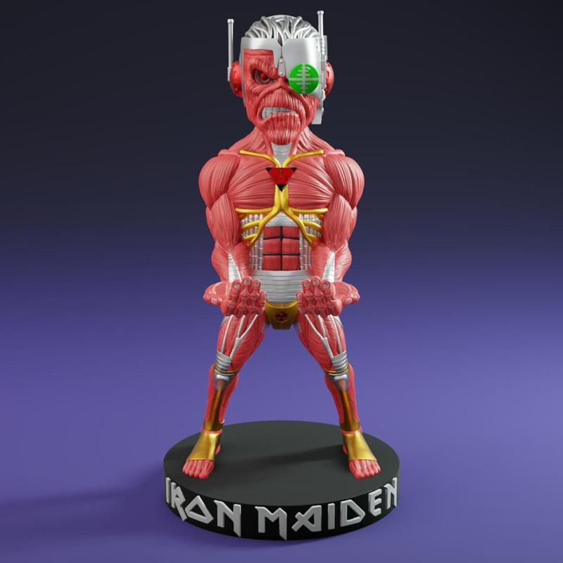 Eddie Somewhere Iron Maiden joystick holder