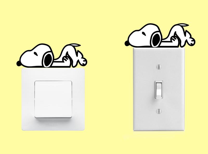 Snoopy light switch design