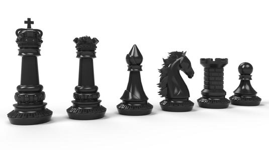 Exquisite 3D Print-Ready Chess Set - FIDE Standard