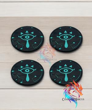 Legend of Zelda Sheikah Coaster / no supports / 3mf included