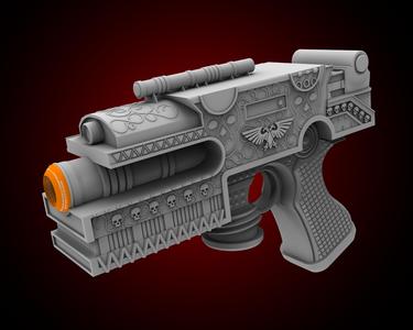 Eisenhorn Pistol Prop Cosplay