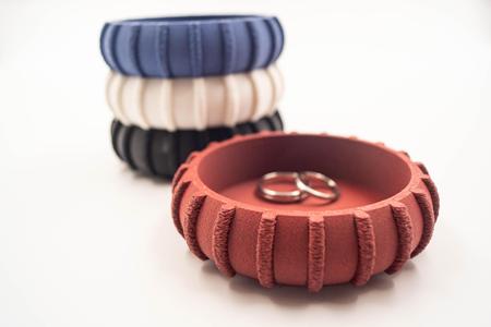 Stackable Fuzzy Pattern Catch All Tray - Design #1