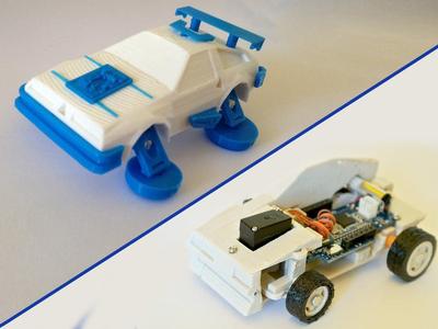 Toy car - DeLorean 3DRacers - Back To The Future