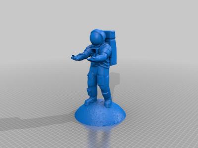 Astronaut magsafe charger holder