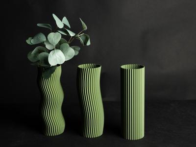 Vase Trio – Stria