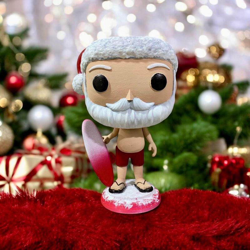Funko pop santa claus surfer