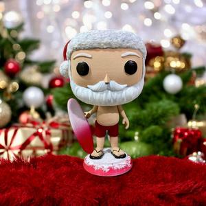 Funko pop santa claus surfer