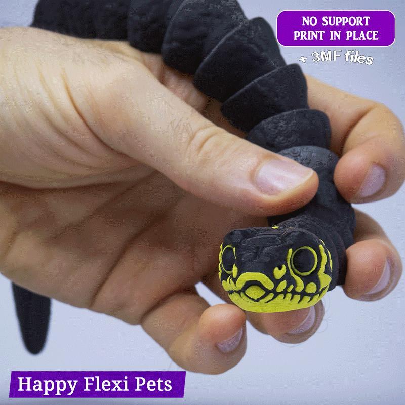 Snake the realistic flexi articulated toy