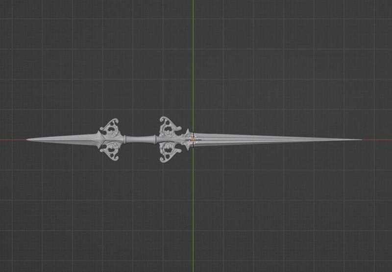 Sword of Miracle 3D model from Lineage2 Game 3D print model