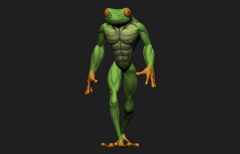 Frogman frog