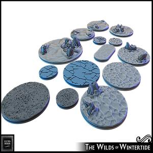 1 - 3" bases - Wilds of Wintertide