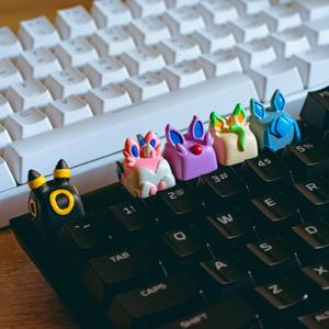 Eeveelutions v2 Keycaps - Mechanical Keyboard